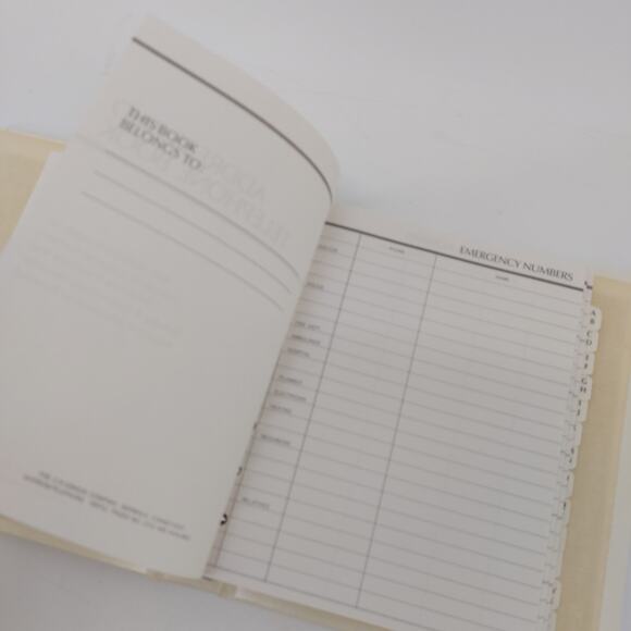 Vintage C.R. Williamsburg Address & Phone Book Floral 6 Ring - Picture 13 of 16